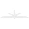 Ekena Millwork Redmond Architectural Grade PVC Gable Bracket, 72"W x 21"H x 2"D x 4"F, 7/12 Pitch GBP072X21X0204RED00 - alternate 5